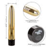 Calexotics Naughty Bits Gold Dicker Smoothie Vibrator Gold SE 4410 10 3 716770096852 Info Detail