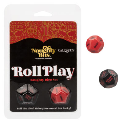 Calexotics Naughty Bits Roll Play Love Dice Set Red Black SE 4410 75 2 716770101563 Multiview
