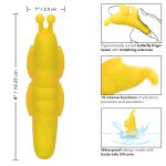 Calexotics Neon Vibes The Butterfly Vibe Flickering Clitoral Finger Vibrator Yellow SE 4403 09 3 716770106605 Info Detail