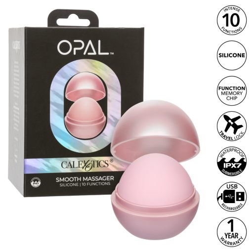 Calexotics Opal Smooth Massager Rechargeable Clitoral Vibrator Pink SE 0008 70 3 716770107091 Info Multiview
