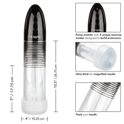 Calexotics Optimum Series Executive Automatic Smart Penis Pump Clear Black SE 1035 55 3 716770094513 Info Detail