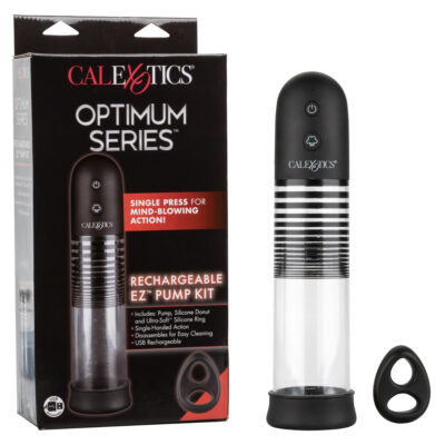 Calexotics Optimum Series Rechargeable EZ Pump Kit Clear SE 1035 05 3 716770093295 Multiview