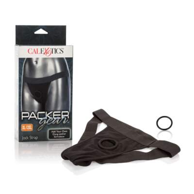 Calexotics Packer Gear Jock Strap Packing Harness XL 2XL Black SE-1574-20-3 716770092168