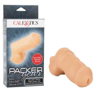 Calexotics Packer Gear Ultra Soft Silicone STP Packer Penis Ivory Light Flesh SE-1582-20-3 716770093684 Multiview