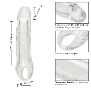 Calexotics Performance Maxx 1 point 25 Inch Penis Extension Sleeve Clear SE 1632 10 3 716770106872 Info Detail