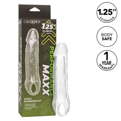 Calexotics Performance Maxx 1 point 25 Inch Penis Extension Sleeve Clear SE 1632 10 3 716770106872 Info Multiview