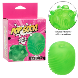 Calexotics – Pop Sock! Textured Reversible Mini Stroker (Green)