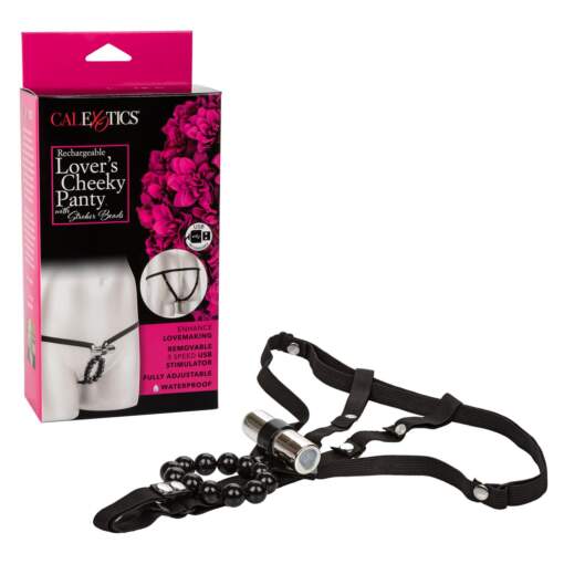 Calexotics Rechargeable Cheeky Lovers Panty Black SE-0060-50-3 716770091994