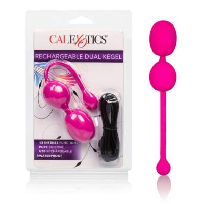 Calexotics Rechargeable Dual Kegel Balls Pink SE-1328-20-2 716770091536