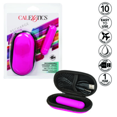 Calexotics Rechargeable Hideaway Bullet Pink SE 0062 30 2 716770099372 Multiview