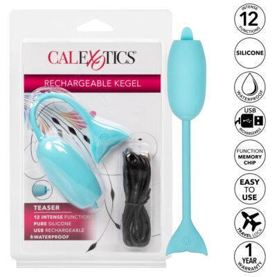 Calexotics Rechargeable Kegel Teaser Light Blue SE 1328 12 2 716770099075 Info Multiview
