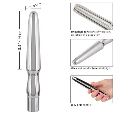 Calexotics Rechargeable Tapered Anal Probe Silver SE 0524 20 2 716770106216 Info Detail