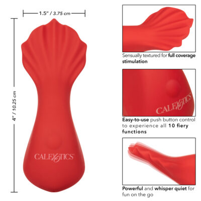 Calexotics Red Hot Fuego Rechargeable Clitoral Vibrator Red SE 4408 60 3 716770099099 Info Detail