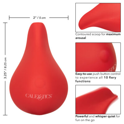 Calexotics Red Hot Glow Rechargeable Clitoral Vibrator Red SE 4408 65 3 716770099105 Info Detail