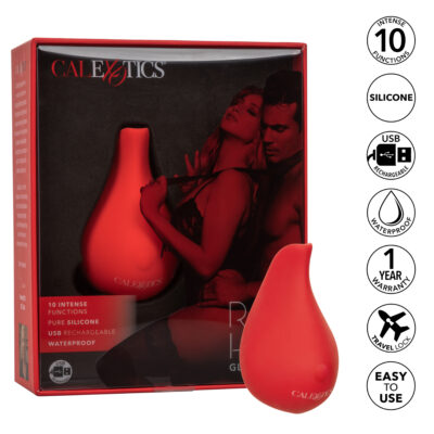 Calexotics Red Hot Glow Rechargeable Clitoral Vibrator Red SE 4408 65 3 716770099105 Info Multiview
