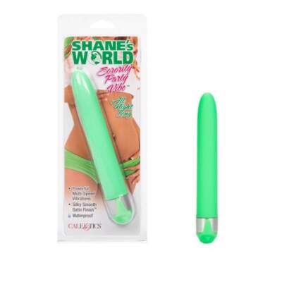 Calexotics Shanes World Sorority Party Vibe All Night Long Smoothie Vibrator Green SE 0536 50 2 716770060112 Multiview