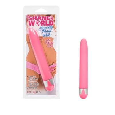 Calexotics Shanes World Sorority Party Vibe All Night Long Smoothie Vibrator Pink SE 0536 40 2 716770060129 Multiview