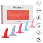 Calexotics She-ology 5 pc werable Vaginal Dilator Set SE-1338-30-3 716770093332