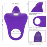 Calexotics Silicone Remote Orgasm Ring Purple SE-0077-75-3