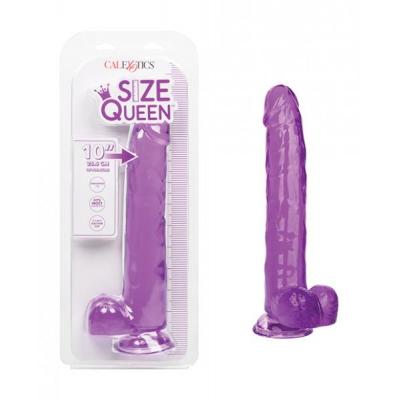 Calexotics Size Queen 10 Inch Dong with Balls Purple SE 0262 15 2 716770096593 Multiview