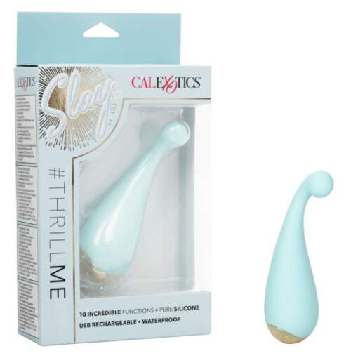 Calexotics Slay Thrill Me Rechargeable Pinpoint Vibrator Mint SE 4407 40 3 716770093325 Multiview