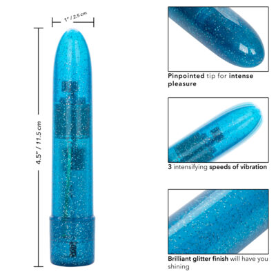 Calexotics Sparkle Mini Vibe Mini Smoothie Vibrator Blue SE 0566 15 2 716770101006 Info Detail