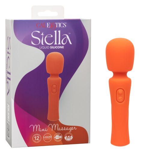 Calexotics Stella Mini Massager Compact Wand Massager Orange SE 4368 03 3 716770105738 Multiview