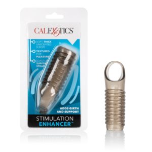 Calexotics Stimulation Enhancer Penis Sleeve Smoke Clear Black SE-1605-60-2 716770091260