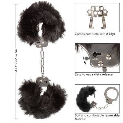 Calexotics Super Fluffy Furry Cuffs Black SE 2651 65 3 716770102690 Info Detail