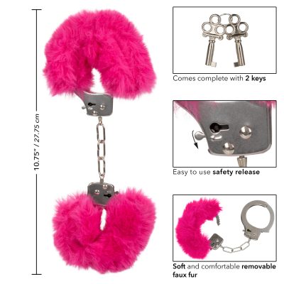 Calexotics Super Fluffy Furry Cuffs Pink SE 2651 55 3 716770102676 Info Detail