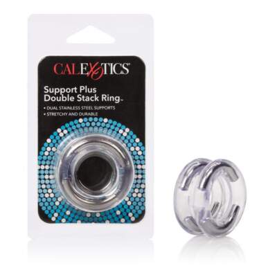 Calexotics Support plus Double Stack Enhancer Ring Clear SE-1469-40-2 716770058386
