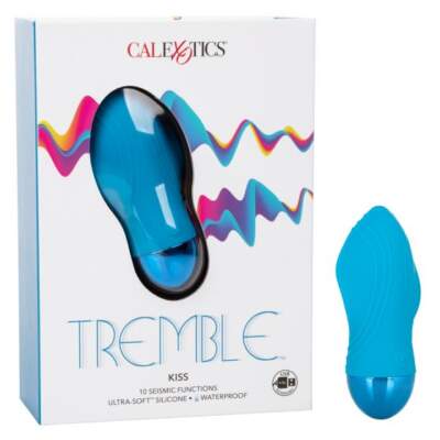 Calexotics Tremble Kiss Rechargeable LKay On Massager Blue SE 4401 15 3 716770095312 Multiview