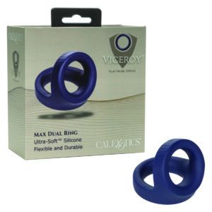 Calexotics Viceroy Max Dual Ring Cock Ring Blue SE 0432 15 3 716770098245 Multiview