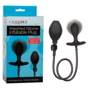 Calexotics Weighted Silicone Inflatable Plug Black SE 0429 10 3 716770095831 Multiview