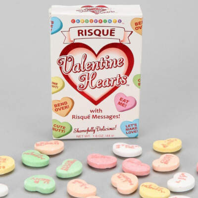 Candyprints Risque Valentine Hearts Candies Heart Shaped Word Candy 44g 817717001639