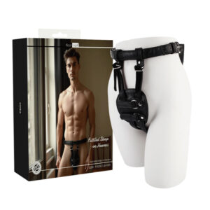 Chisa Novelties Noir Fulfilled Male Strap Harness Black CN732003222 759746032225 Multiview
