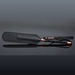 Coquette 15 Inch Faux Leather Spanking Paddle Black Rose Gold 22529BLK 883124180090 Detail