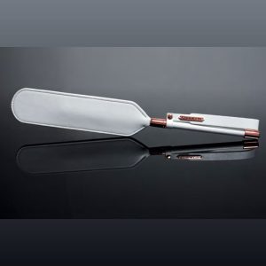 Coquette 15 Inch Faux Leather Spanking Paddle White Rose Gold 23623WHT 883124183374 Detail