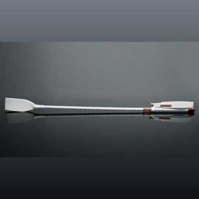 Coquette 23 Inch Faux Leather Riding Crop White Rose Gold 23622WHT 883124183367 Detail