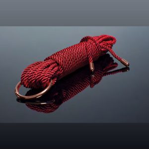 Coquette 32 ft Bondage Rope Red Rose Gold 23618RED 883124183329 Detail