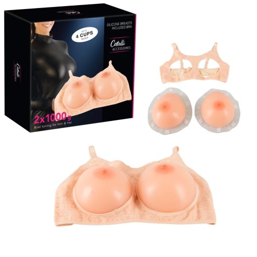 Cotelli Silicone Breasts with Bra 1000g Light Flesh 24607695001 4024144444700 Multiview