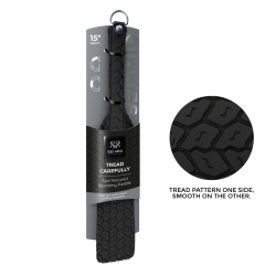 Sei Mio – Tread Carefully 15″ Tyre Textured Spanking Paddle (Black)