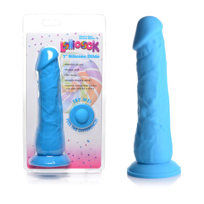 Curve Novelties Lollicock 7 Inch Silicone Dong Blue CN 14 0534 46 653078942224 Multiview