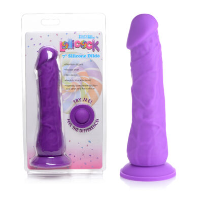 Curve Novelties Lollicock 7 Inch Silicone Dong Purple CN 14 0536 51 653078942248 Multiview