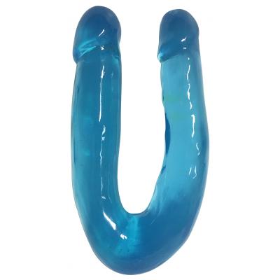 Curve Toys Lollicocks U Shaped Slim Stick Double Dipper Dong Double Ender Berry Ice Blue CN 14 0526 46 653078939965 Detail