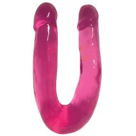 Curve Toys Lollicocks U Shaped Slim Stick Double Dipper Dong Double Ender Cherry Ice Pink CN 14 0525 33 653078939958 Detail