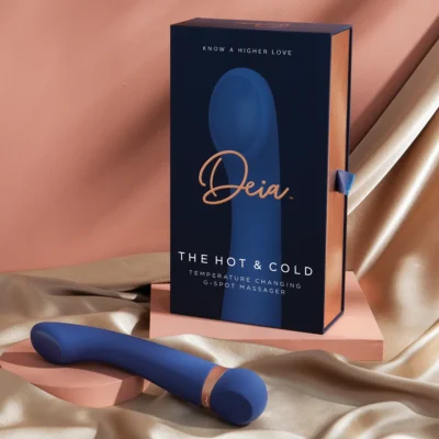Deia The Hot and Cold Temperature Changing G Spot Vibrator Blue Rose Gold DA6729 843445030856 Art Multiview