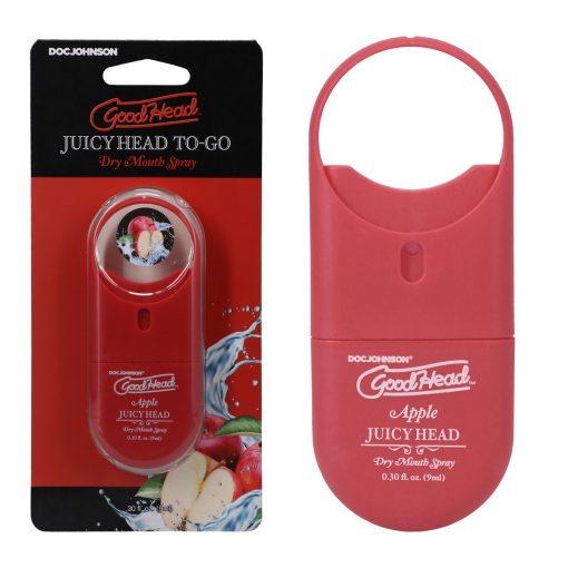 Doc Johnson Goodhead Juicy Head to Go Dry Mouth Spray Apple Flavour 9ml 1361 24 BX 782421083823 Multiview