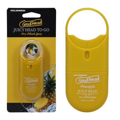 Doc Johnson Goodhead Juicy Head to Go Dry Mouth Spray Pineapple Flavour 9ml 1361 28 BX 782421083861 Multiview