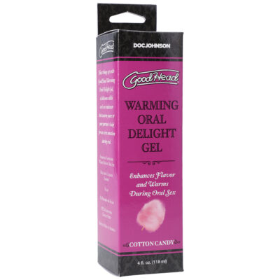 Doc Johnson Goodhead Warming Oral Delight Gel Cotton Candy 118ml 1361 15 BX 782421081850 Boxview